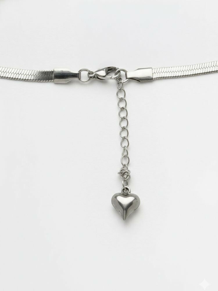 NVR Women German Silver Oxidised Chain | Grocsy