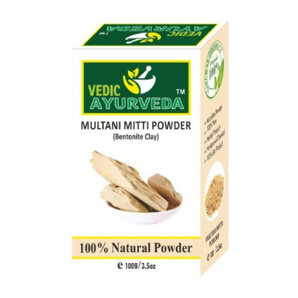 VedicAyurveda Multani Mitti Powder | Grocsy