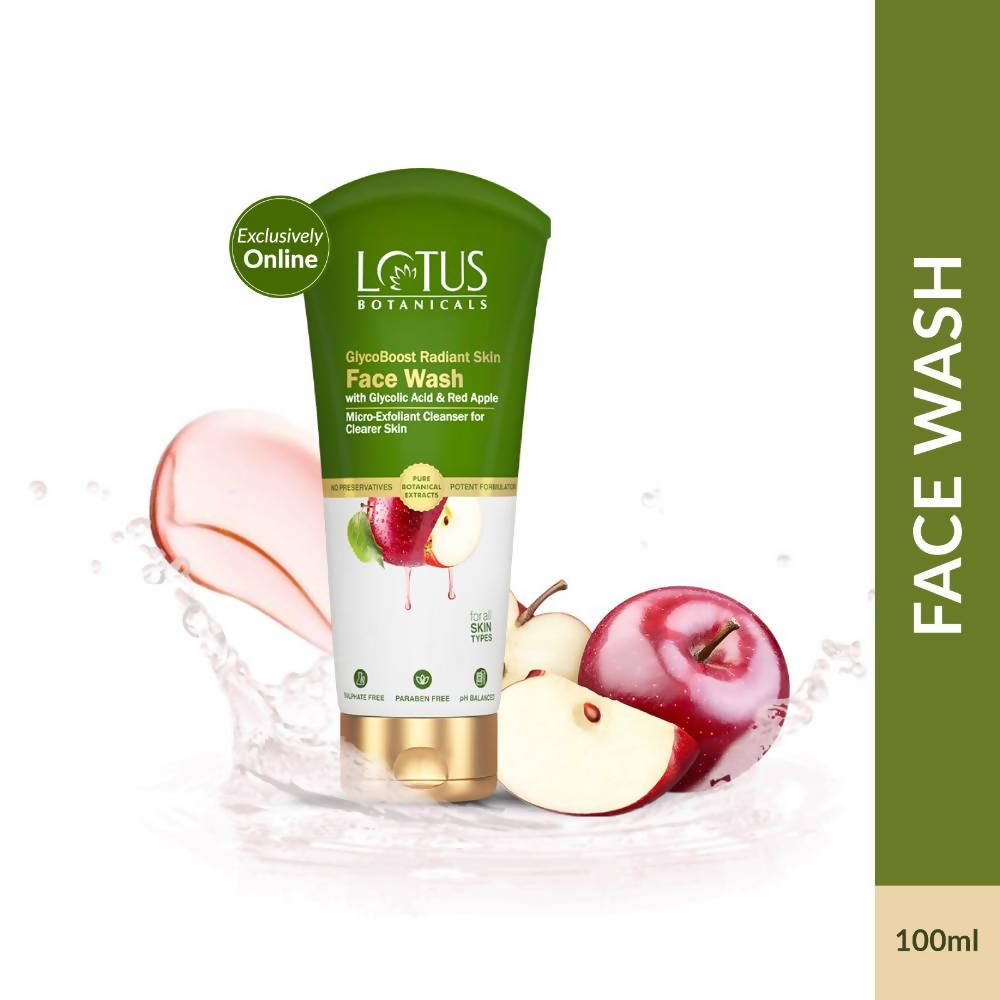 Lotus Botanicals GlycoBoost Radiant Skin Face Wash | Grocsy