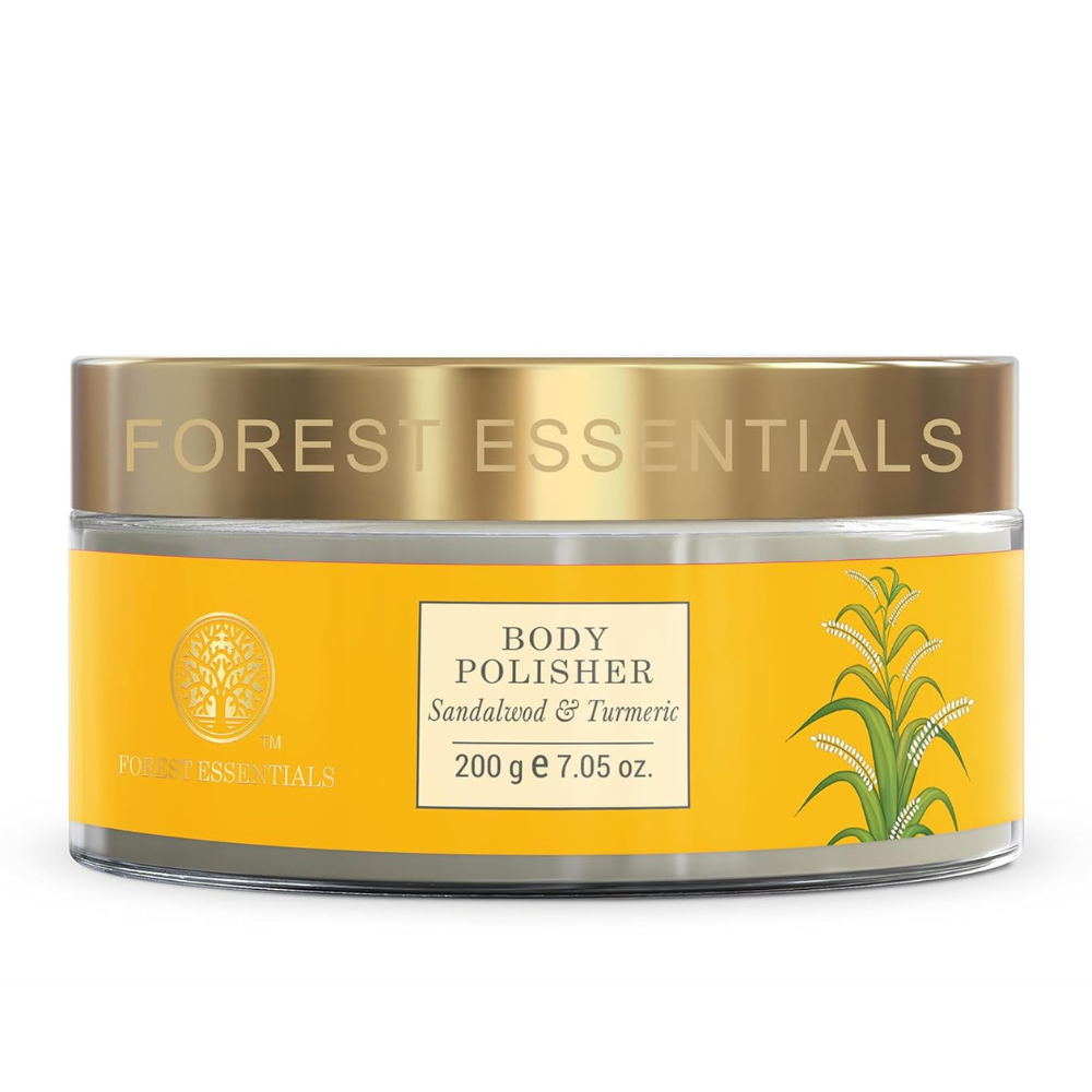 Forest Essentials Body Polisher Sandalwood & Turmeric | Grocsy