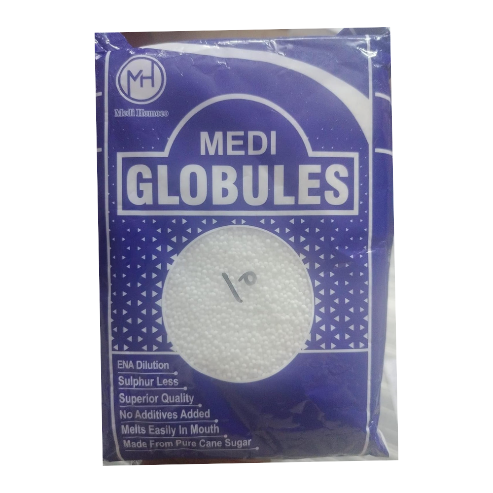 Medi Homeopathy Globules Size 10 | Grocsy