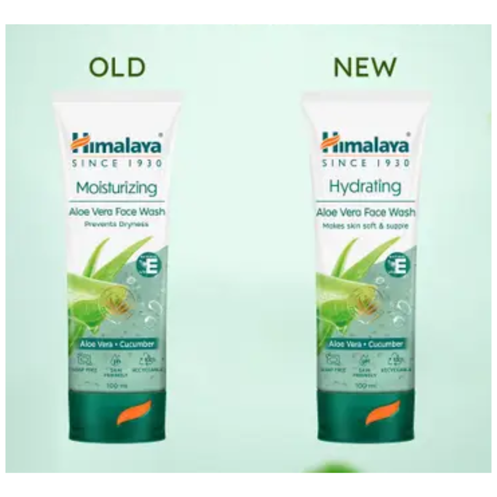 Himalaya Herbals Moisturizing Aloe Vera Face Wash | Grocsy
