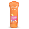 Lotus Herbals Safe Sun Daily Multi-Function Sunblock Sunscreen SPF 70 | Grocsy