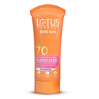 Lotus Herbals Safe Sun Daily Multi-Function Sunblock Sunscreen SPF 70 | Grocsy