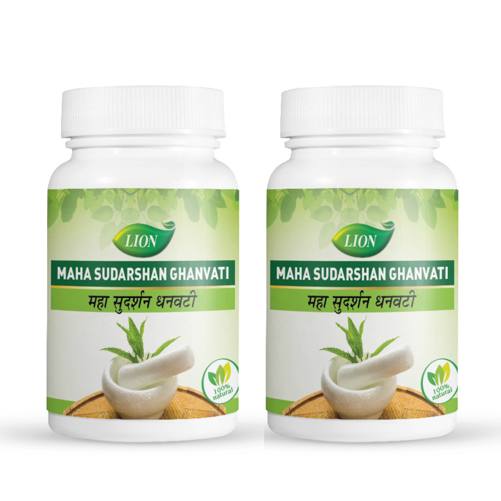Lion Ayurveda Mahasudarshan Ghanvati | Grocsy