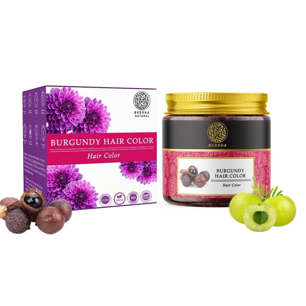 Buddha Natural Burgundy Hair Color Powder | Grocsy