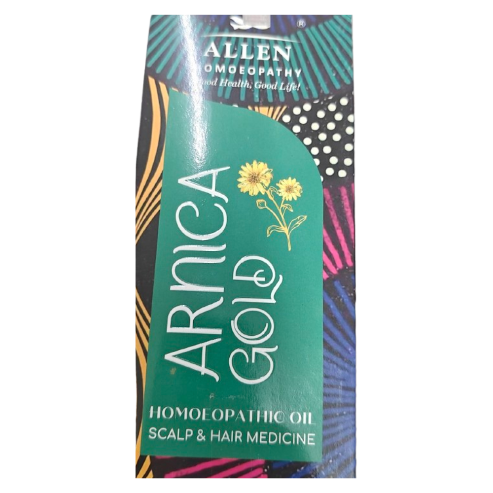 Allen Homeopathy Arnica Gold Anti-Hair Fall Care Hair Oil | Grocsy