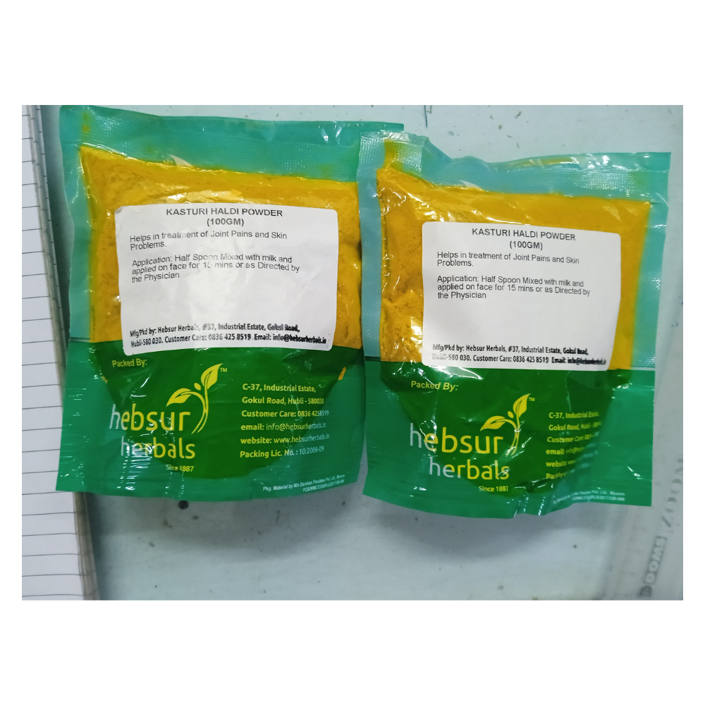 Hebsur Herbals Kasturi Haldi Powder | Grocsy