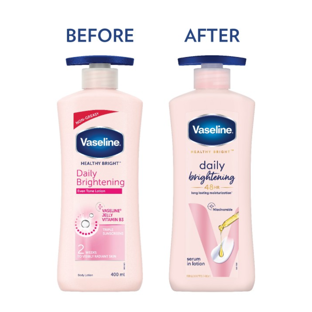 Vaseline Healthy Bright Daily Brightening Body Lotion | Grocsy