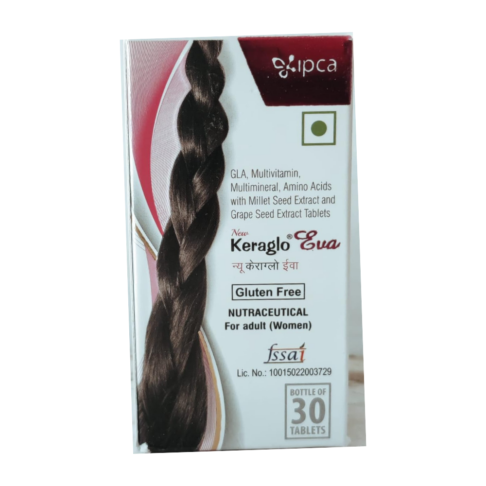 Ipca Keraglo Eva Tablets For Hair Growth | Grocsy