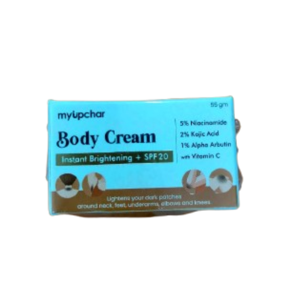 myUpchar Ayurveda Body Cream for Instant Brightening + SPF 20 | Grocsy