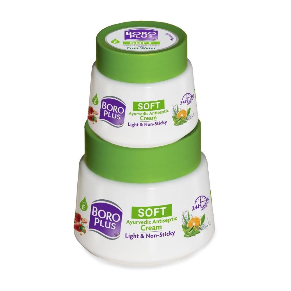 BoroPlus Soft Ayurvedic Antiseptic Cream Light & Non-sticky | Grocsy