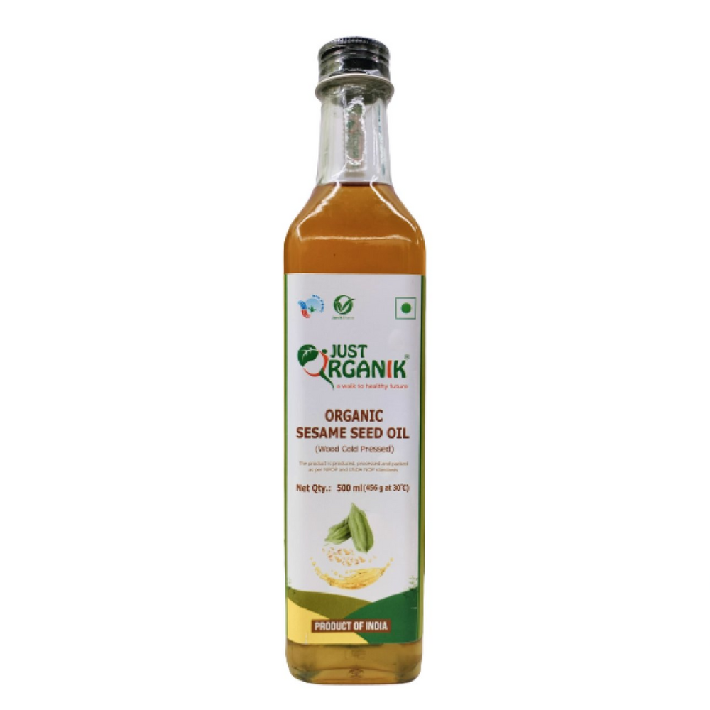 Just Organik White Sesame Oil (Til ka Tel) | Grocsy
