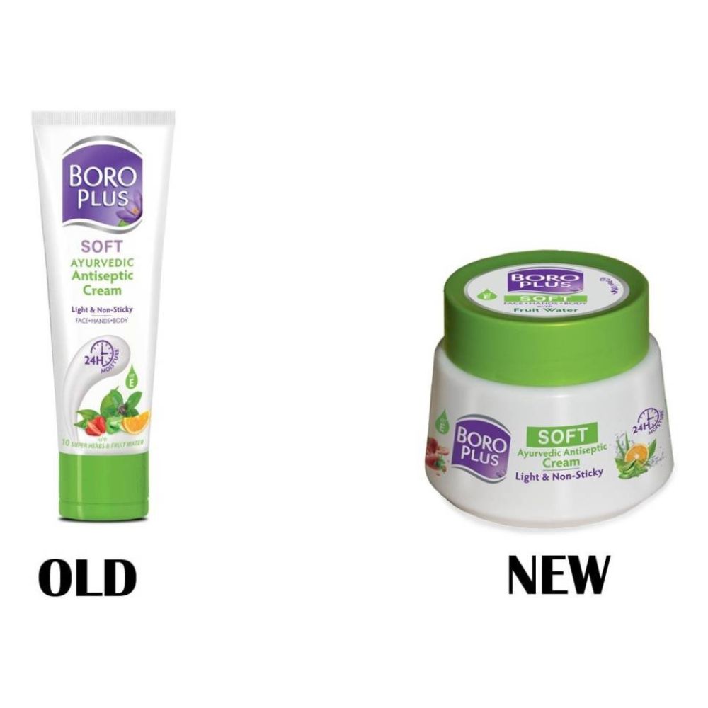 BoroPlus Soft Ayurvedic Antiseptic Cream Light & Non-sticky | Grocsy