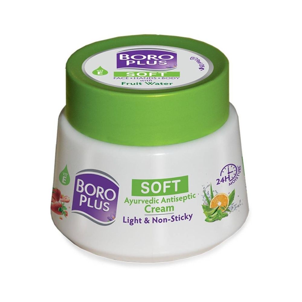 BoroPlus Soft Ayurvedic Antiseptic Cream Light & Non-sticky | Grocsy