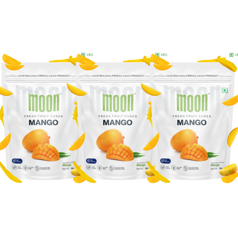 Moon Freeze Dried Mango Cubes | Grocsy