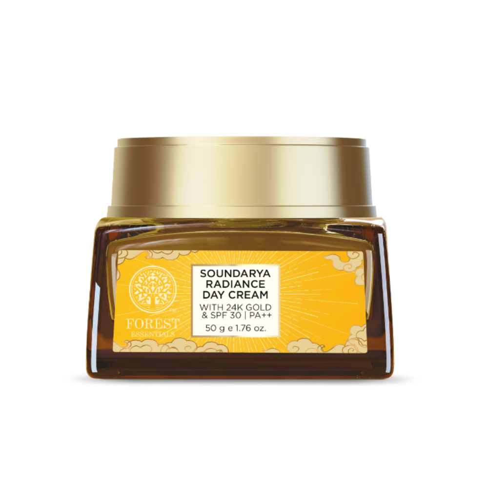 Forest Essentials Soundarya Radiance Cream With 24K Gold & SPF30 | Grocsy