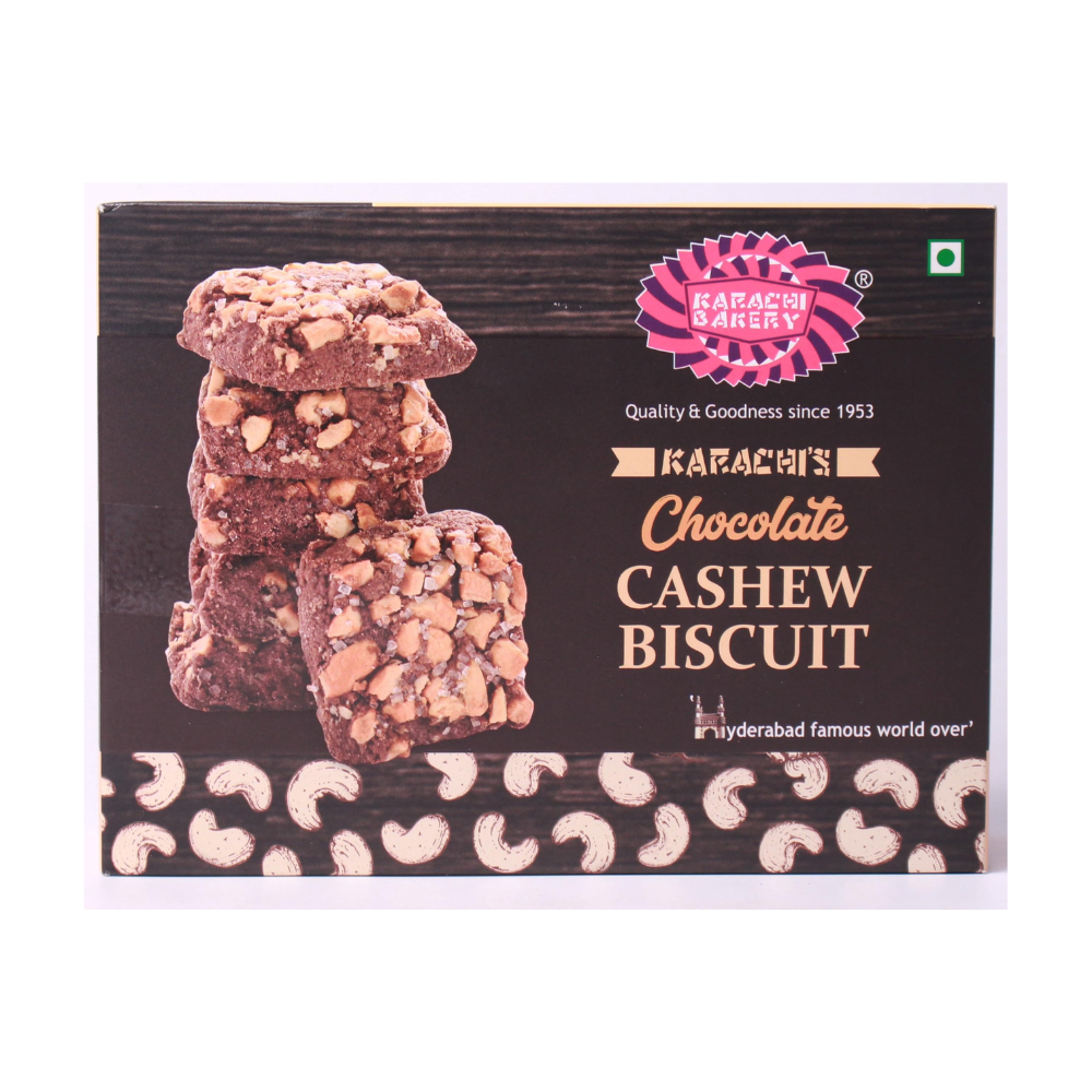 Karachi Bakery Chocolate Cashew Biscuits | Grocsy