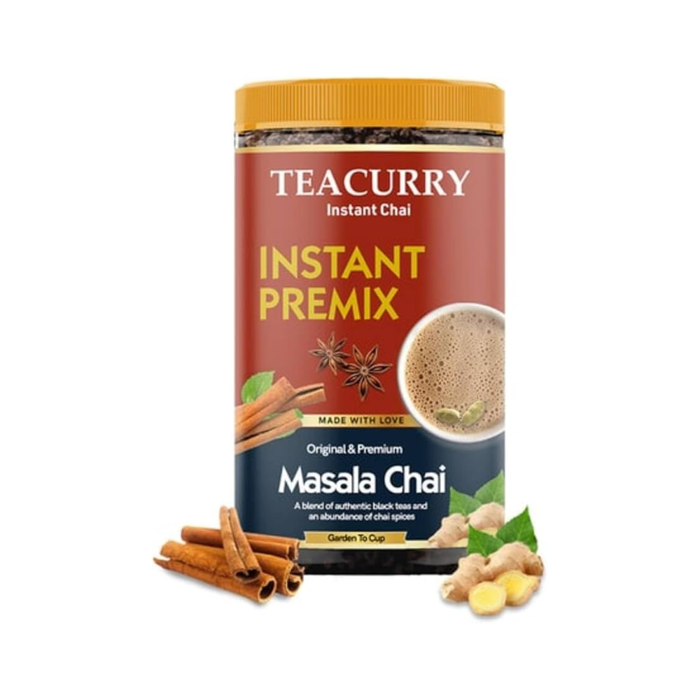 Teacurry Masala Instant Tea Premix - Premium Masala Premix Tea with Real Spices | Grocsy