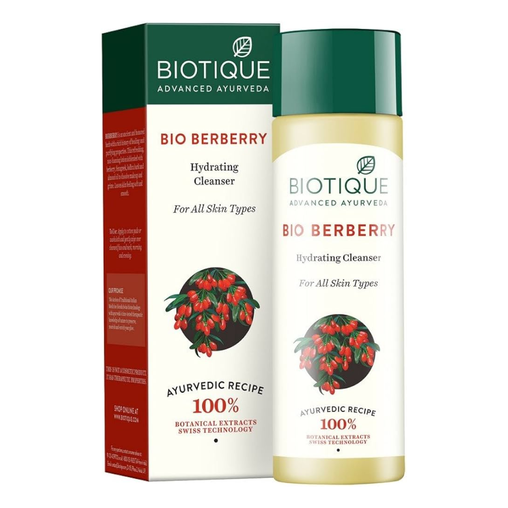Biotique Berberry Milk Deep Cleanse Hydrating Makeup Remover For All Skin Types | Grocsy