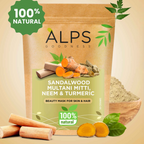 Alps Goodness Sandalwood,Multani Mitti,Neem & Turmeric Powder | Grocsy