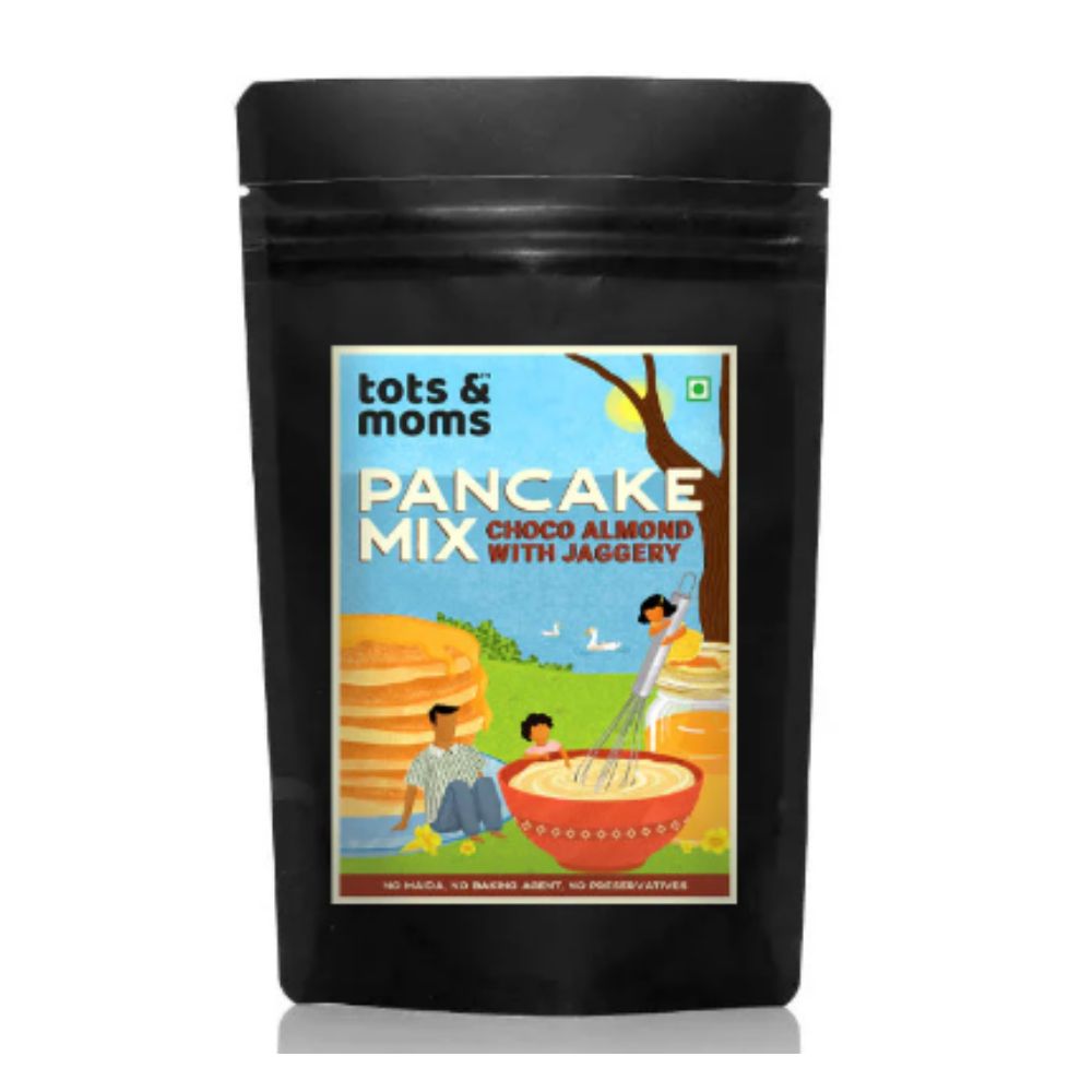 Tots and Moms Organic Choco Almond with Jaggery Pancake Mix | Grocsy