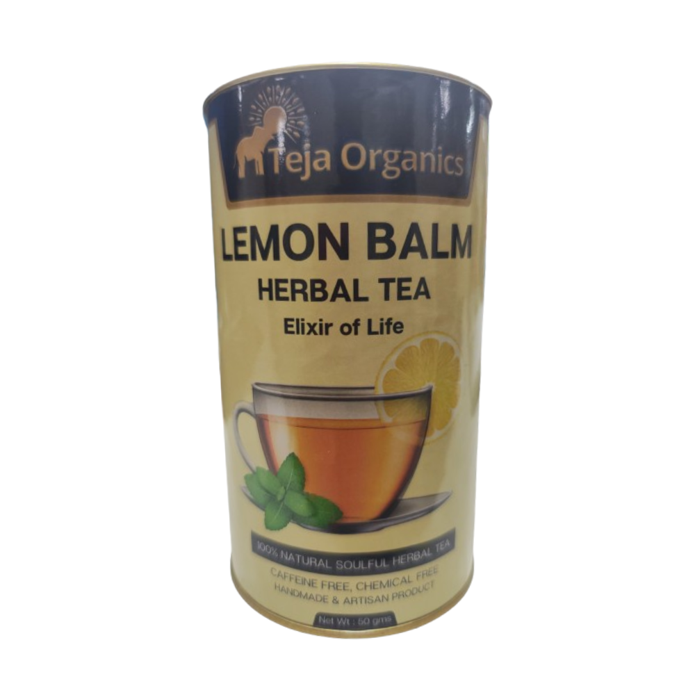 Teja Organics Lemon Balm Herbal Tea | Grocsy