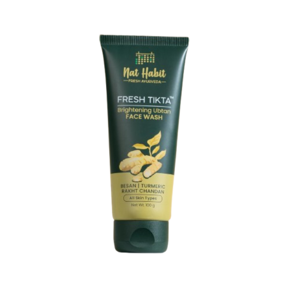 Nat Habit Brightening Ubtan Tikta Face Wash | Grocsy
