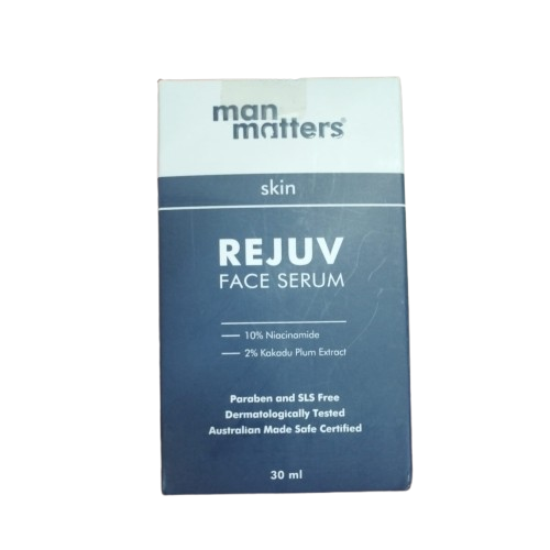 Man Matters Rejuv Face Serum For Men With Niacinamide & Kakadu Plum For All Skin Types | Grocsy