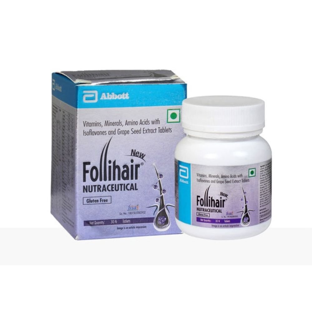 Abbott New Follihair Tablets, For Hair Growth | Grocsy