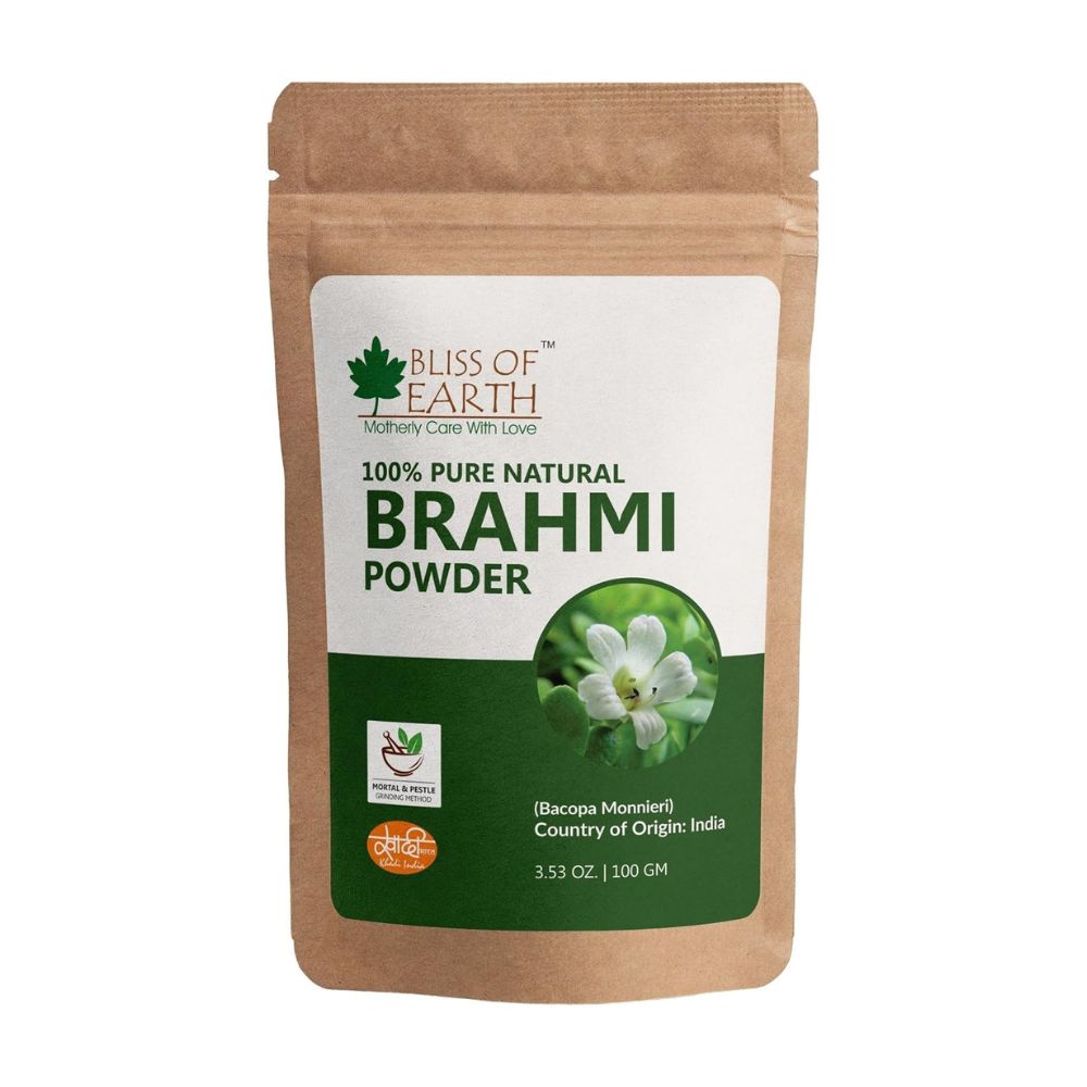 Bliss of Earth 100% Pure Natural Brahmi Powder | Grocsy