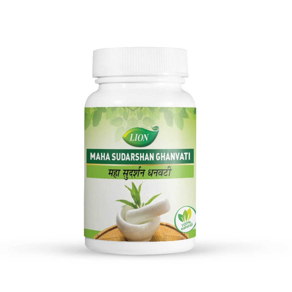 Lion Ayurveda Mahasudarshan Ghanvati | Grocsy