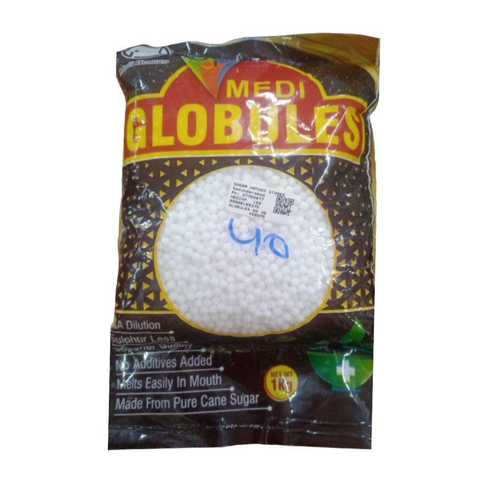 Medi Homeopathy Globules/ Blank Pellets (Size 40) | Grocsy