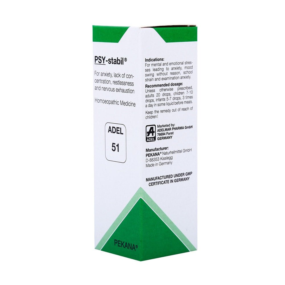 Adel Homeopathy 51 Psy-Stabil Drop | Grocsy
