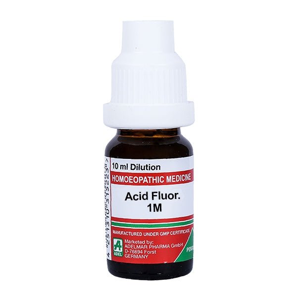 Adel Homeopathy Acid Fluoric Dilution (10 ml) | Grocsy