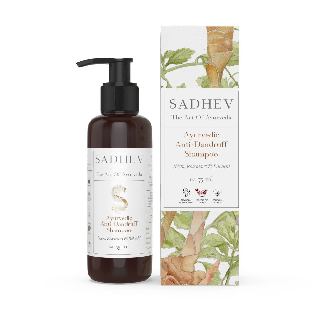 Sadhev Ayurvedic Anti-Dandruff Shampoo | Grocsy