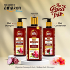 The Indie Earth Advanced Red Onion Hair Care Trio | Grocsy