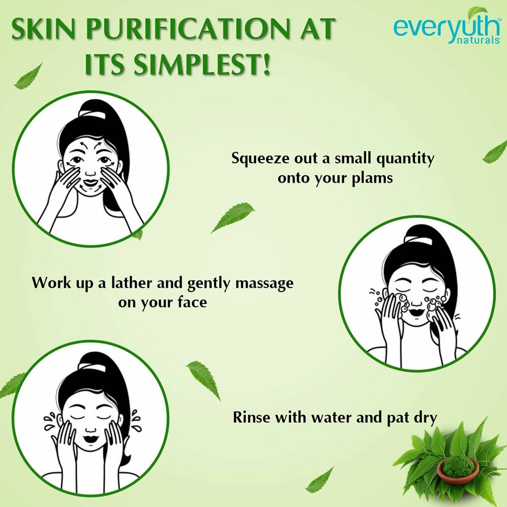 Everyuth Naturals Purifying Neem Face Wash | Grocsy