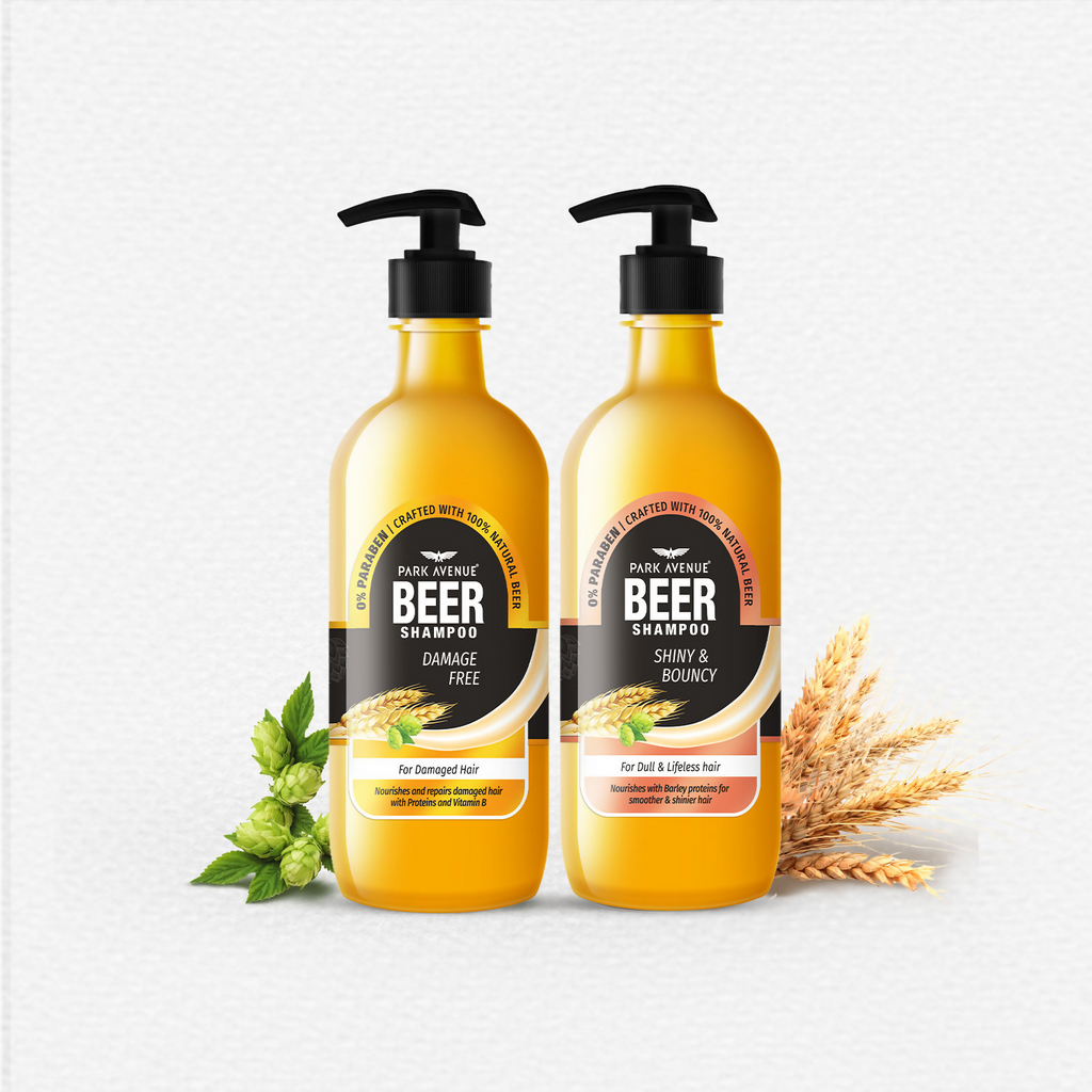 Park Avenue Shiny and Bouncy Beer Shampoo | Grocsy