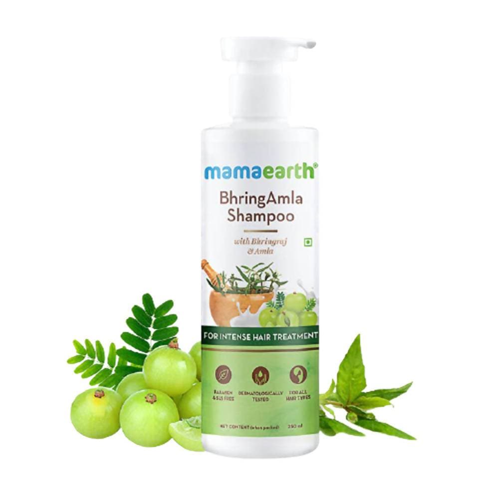Mamaearth BhringAmla Shampoo For Intense Hair Treatment | Grocsy