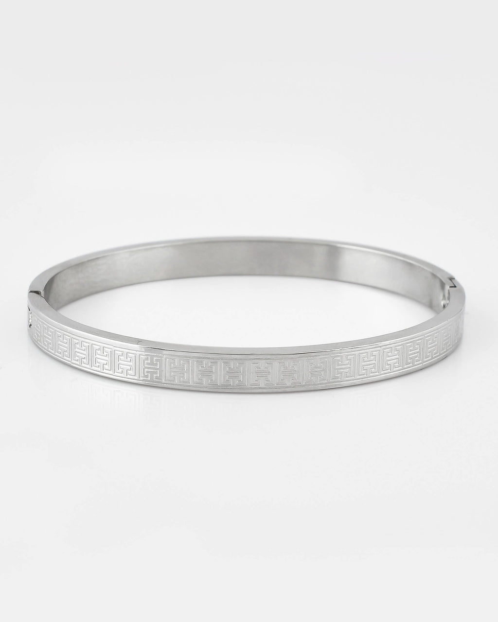 VOJ Stainless Steel Silver Bracelet | Grocsy