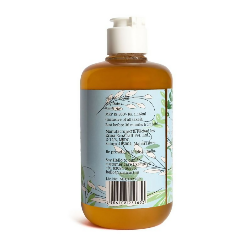 Rustic Art Organic Floral Shower Body Wash | Grocsy