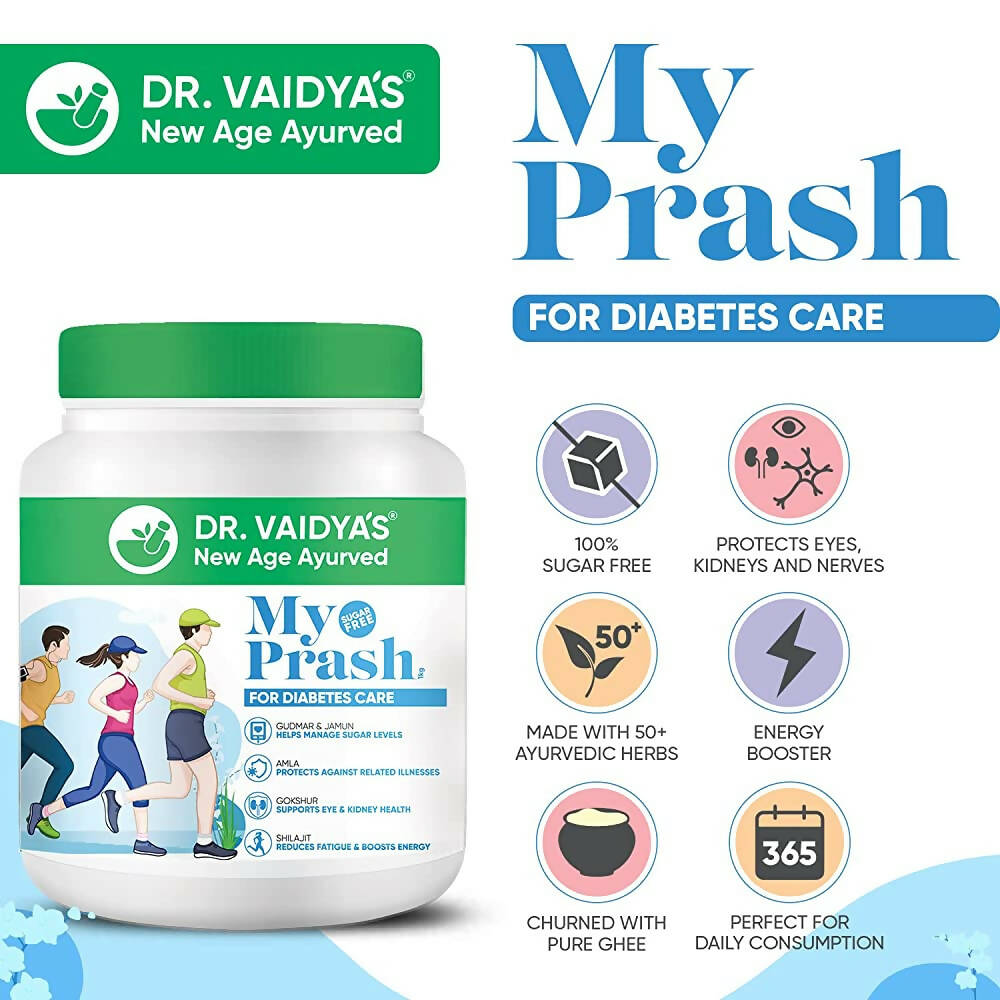 Dr. Vaidya's My Prash Chyawanprash For Diabetes Care | Grocsy