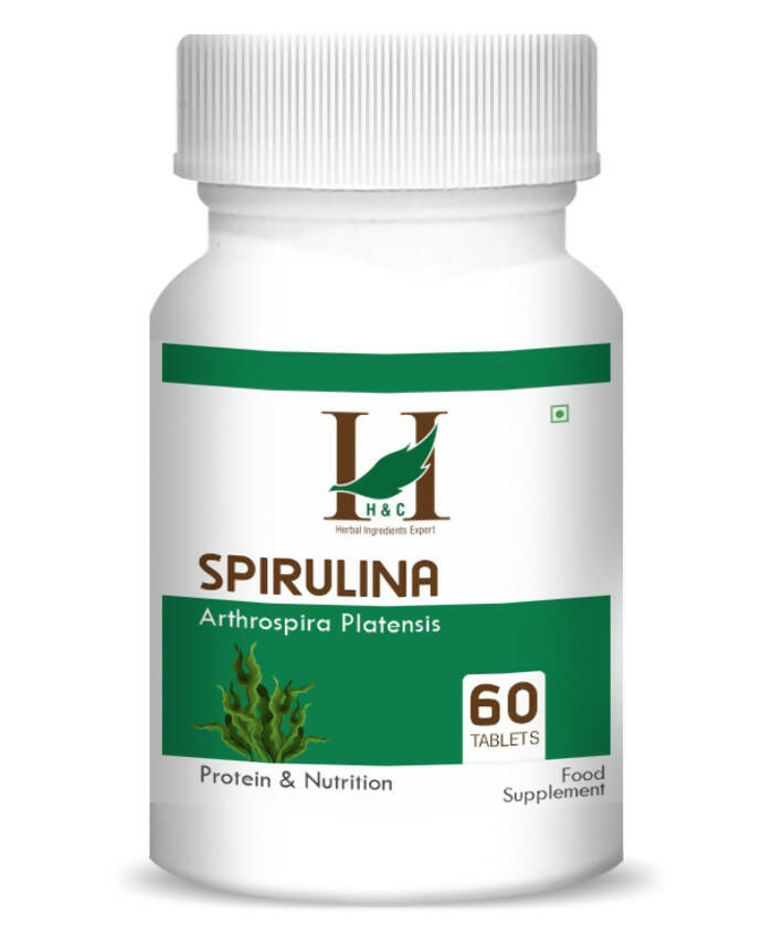 H&C Herbal Spirulina Tablets | Grocsy
