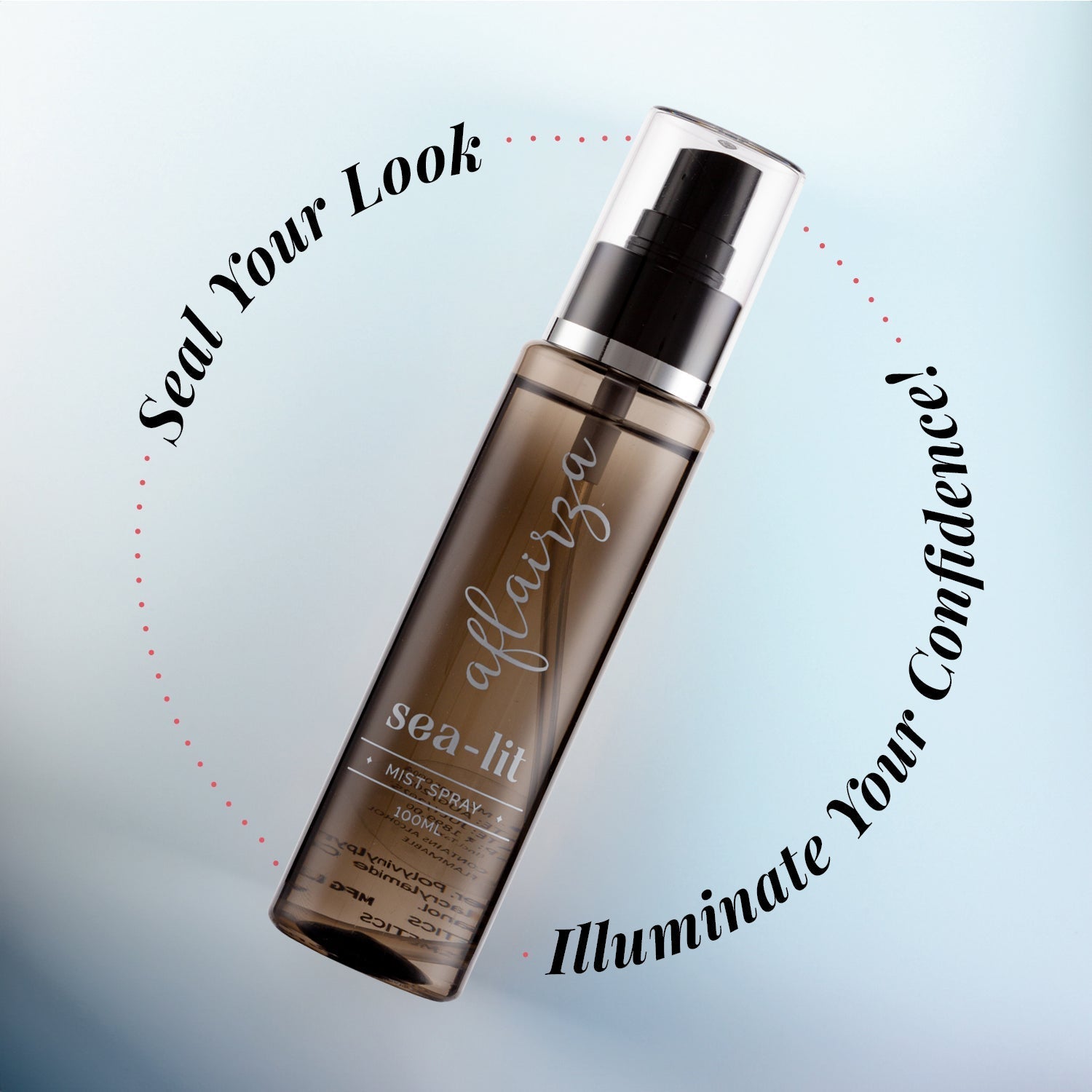 Aflairza Sea-lit Makeup Fixing Spray for Long-Lasting Hold, Sweat & Humidity Resistant | Grocsy