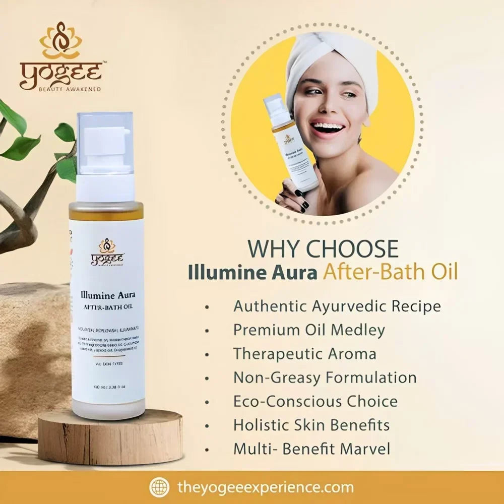 Yogez Illumine Aura After-bath Oil | Grocsy