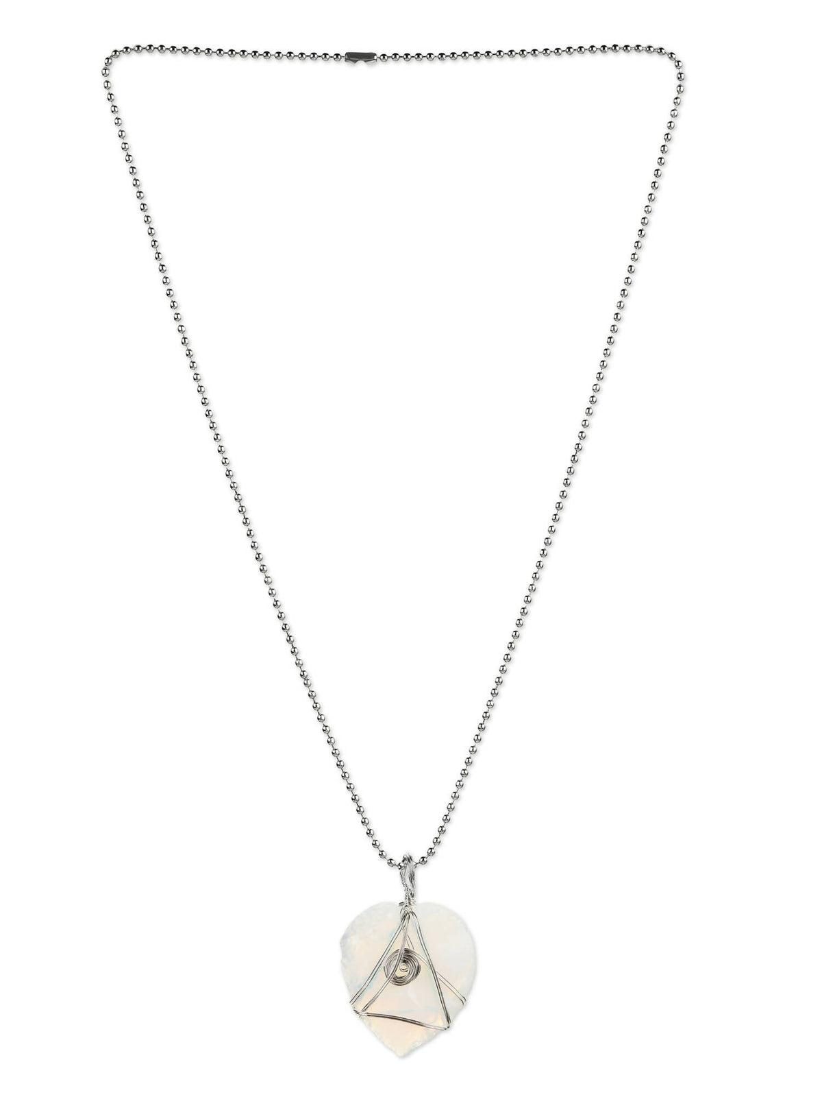 Women's Silver-Toned Blue Silver-Plated Handcrafted Chain - Ruby Raang | Grocsy