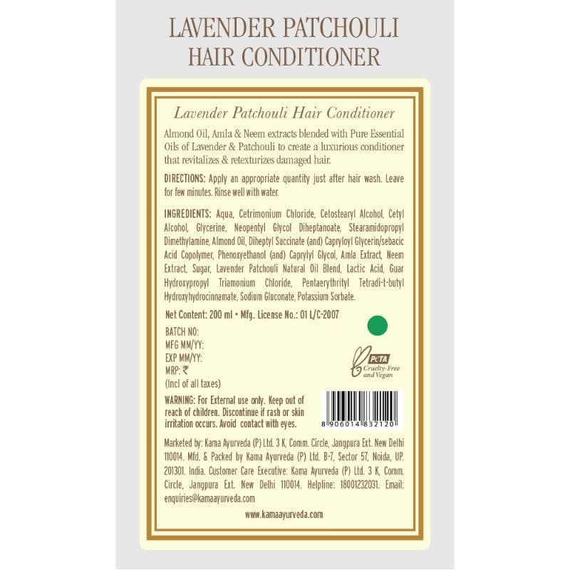 Kama Ayurveda Lavender Patchouli Hair Conditioner 200ml | Grocsy
