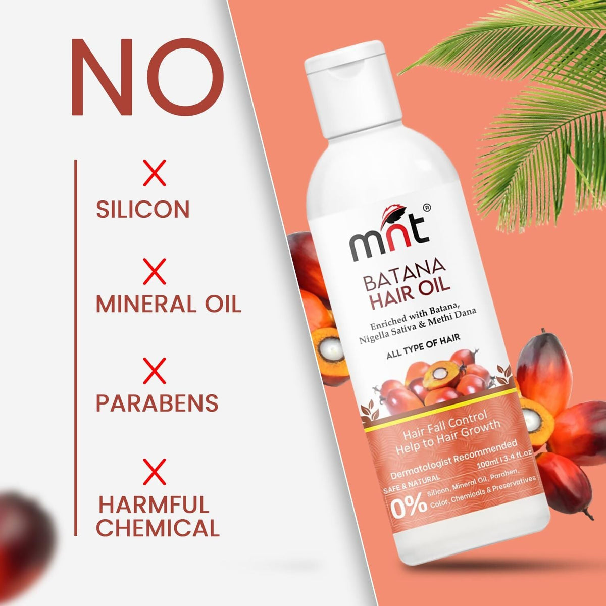 MNT Batana Hair Oil | Grocsy