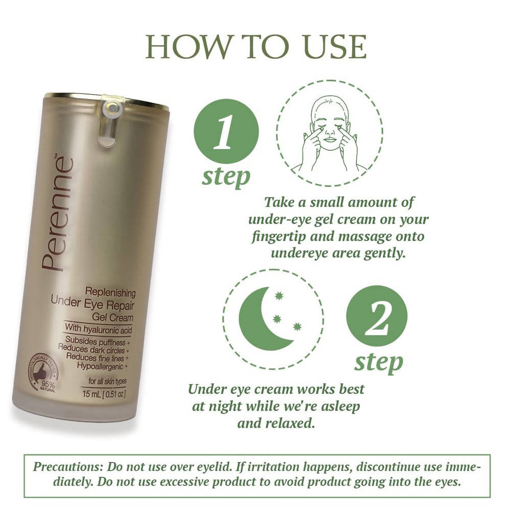 Perenne Replenishing Undereye Repair Gel Cream | Grocsy